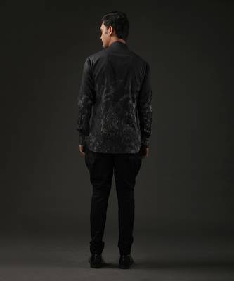Black Digital Printed Shirt 2