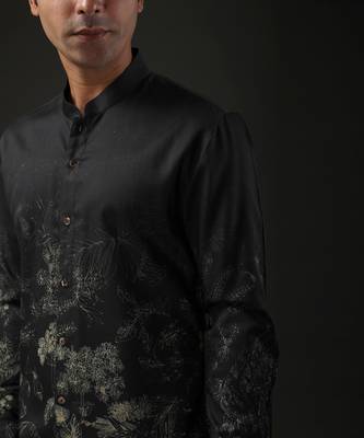 Black Digital Printed Shirt 3