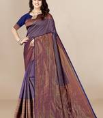 Banarasi silk blend Saree with Woven design