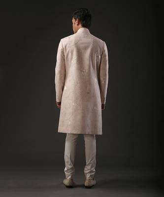 Baby Pink Embroidered Sherwani 2