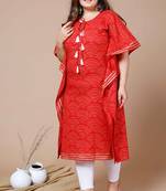  Womens Plus Size Cotton Festive Wear Kaftan Style Kurta