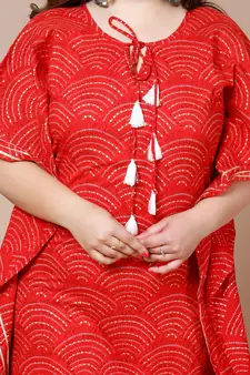  Womens Plus Size Cotton Festive Wear Kaftan Style Kurta