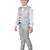 Grey 3 Piece Baba Suit Set Cotton For boys // Western Wear
