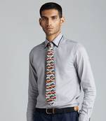 'Flowering Stone' Silk Tie