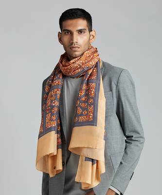 'Summer in the Villa' Silk Stole 1