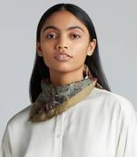 'Under the Bougainvillea' Silk Handkerchief