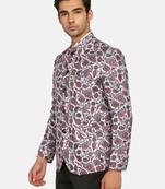 Multicolor plain polycotton bandhgala-suit