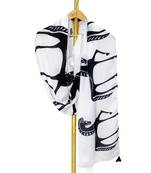 Isabella satin digital printed scarf