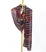 Sara satin digital printed scarf