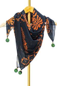 Eliana satin digital printed scarf