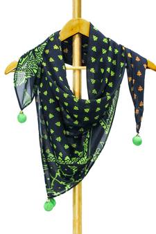 Fernanda satin digital printed scarf
