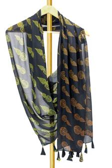 Raquel satin digital printed scarf