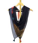 Yolanda satin digital printed scarf