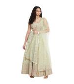 Precious Light Green Georgette Lehenga Choli