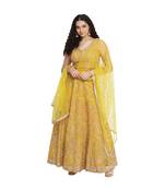 Beautiful Georgette Mustard Lehenga Choli