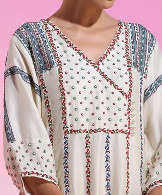 Beaded And Resham Kalidar Set 4