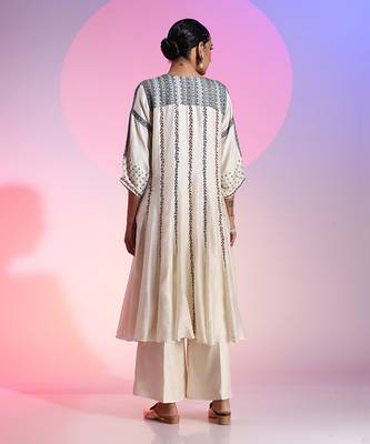 Beaded And Resham Kalidar Set 6