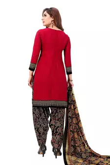 Anny Deziner Womens Cotton Printed kurta salwar with dupatta Set With Ineer (Ready To Wear)