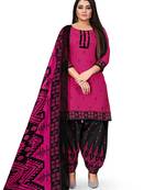 Anny Deziner Womens Cotton Printed kurta salwar with dupatta Set With Ineer (Ready To Wear)