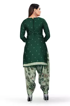 Anny Deziner Womens Cotton Printed kurta salwar with dupatta Set With Ineer (Ready To Wear)