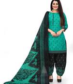 Anny Deziner Womens Cotton Printed kurta salwar with dupatta Set With Ineer (Ready To Wear)