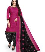 Anny Deziner Womens Cotton Printed kurta salwar with dupatta Set With Ineer (Ready To Wear)