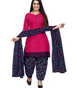 Anny Deziner Womens Cotton Printed kurta salwar with dupatta Set With Ineer (Ready To Wear)