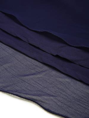 Ethnovogue Ready To Wear Blue Bell Sleeves Embroidered Gown 5