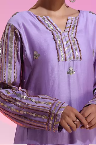 Gotta And Sequin Kurta Set