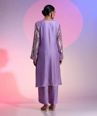 Gotta And Sequin Kurta Set 6