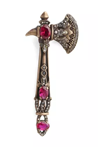 The Royal Axe Brooch