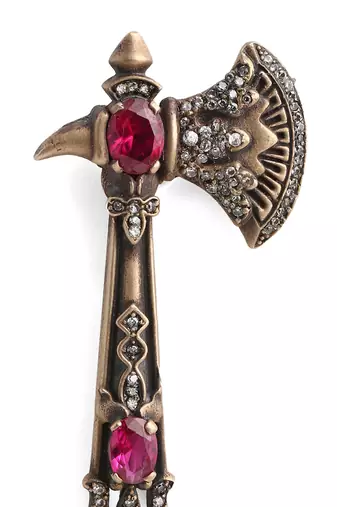 The Royal Axe Brooch