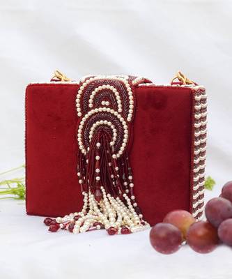 Erisha Clutch Red White 2