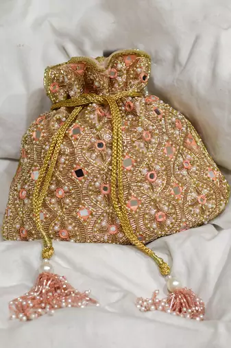 Idika Potli Pink Gold