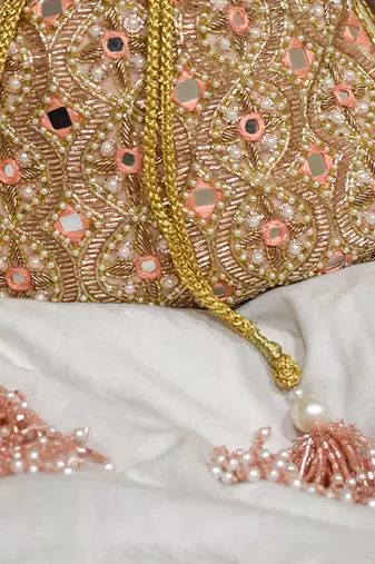 Idika Potli Pink Gold