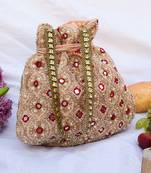 Idika Potli Beige-Red
