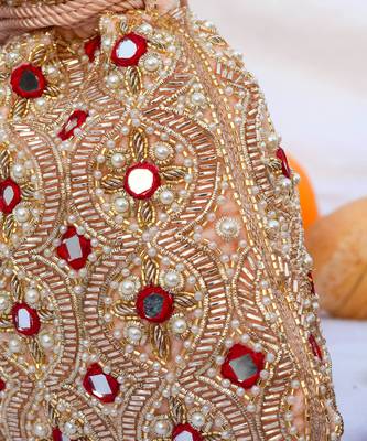 Idika Potli Beige-Red 3