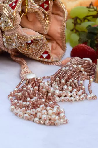 Idika Potli Beige-Red