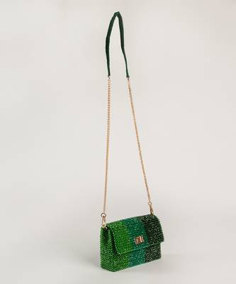 Mirai Clutch Dark Green 2