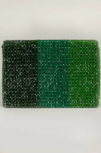 Mirai Clutch Dark Green