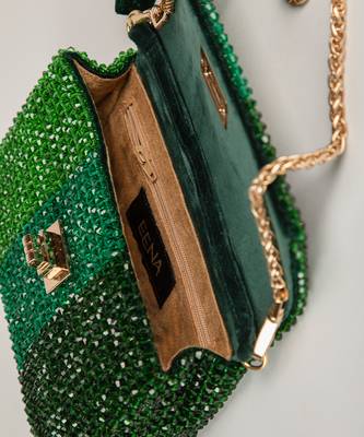 Mirai Clutch Dark Green 4