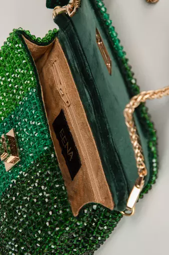 Mirai Clutch Dark Green