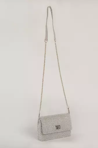 Mirai Clutch Silver