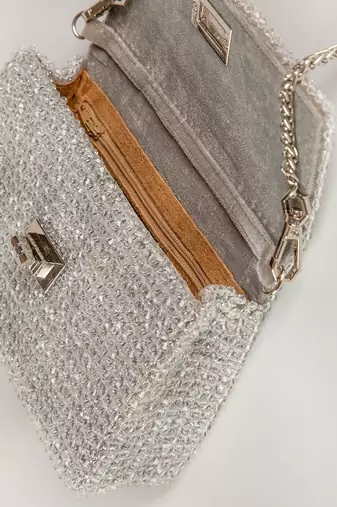 Mirai Clutch Silver