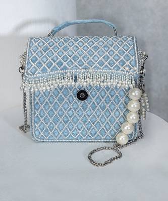 Natali Clutch Pastel Blue 1