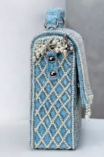 Natali Clutch Pastel Blue
