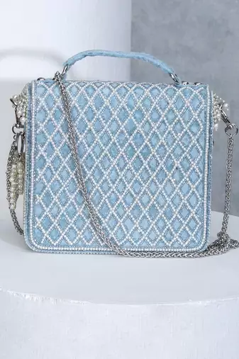 Natali Clutch Pastel Blue