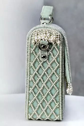 Natali Clutch Moss Green