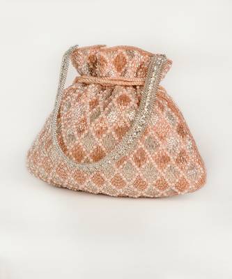 Rabia Potli Rose Gold Silver 1
