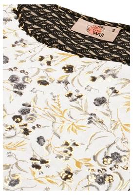 Black Gold Foil With Floral Printed Cotton Blend Straight Kurta 4